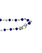 Load image into Gallery viewer, Carlo Acutis Rosary with Blue Beads and Metal Case
