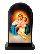Load image into Gallery viewer, Wooden Altar – Our Lady of Schoenstatt with Consecration Prayer
