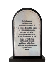 Load image into Gallery viewer, Wooden Altar – Our Lady of Schoenstatt with Consecration Prayer