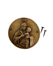 Load image into Gallery viewer, Virgin of Schoenstatt Metal Wall Plaque