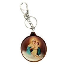 Load image into Gallery viewer, keychain of Our Lady of Schoenstatt, special edition for the Jubilee 2025
