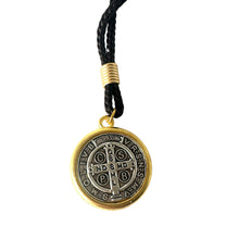 Load image into Gallery viewer, Cord with the image of Saint Benedict.
