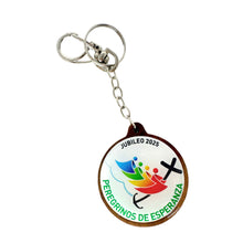 Load image into Gallery viewer, keychain of Our Lady of Schoenstatt, special edition for the Jubilee 2025

