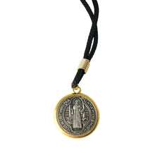 Load image into Gallery viewer, Cord with the image of Saint Benedict.
