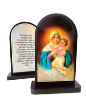 Load image into Gallery viewer, Wooden Altar – Our Lady of Schoenstatt with Consecration Prayer
