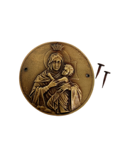 Load image into Gallery viewer, Virgin of Schoenstatt Metal Wall Plaque
