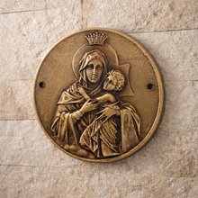 Load image into Gallery viewer, Virgin of Schoenstatt Metal Wall Plaque
