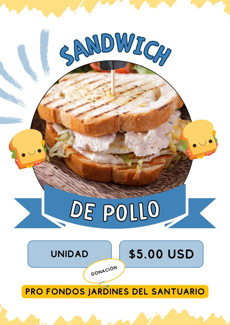 Sándwich de Pollo - Hora Mariana