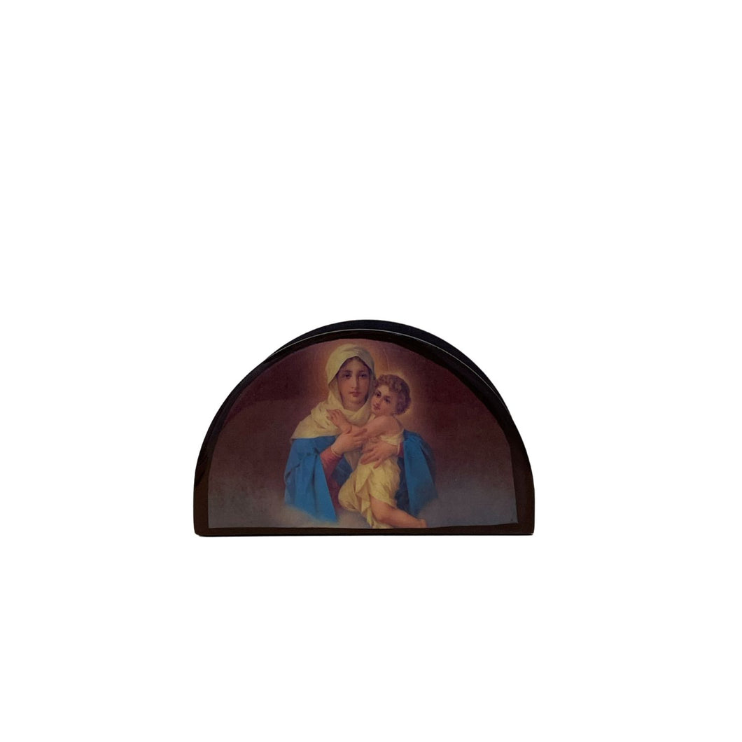 Napkin Holder with Our Lady Of Schoenstatt Image