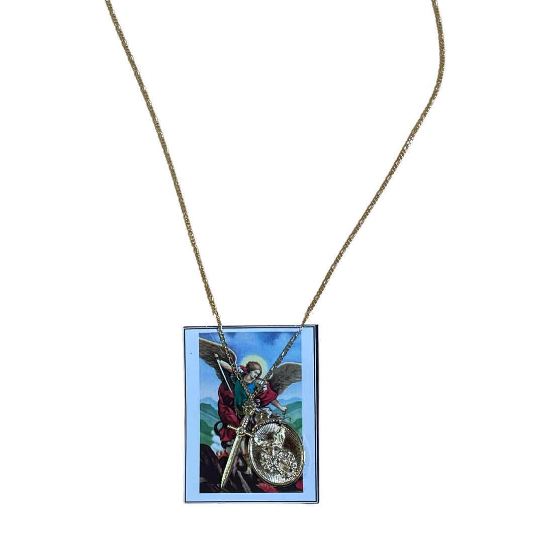 Necklace with San Miguel Arcangel