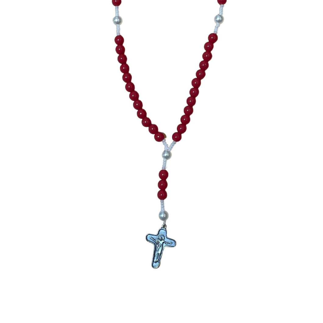 Catholic Rosary With Schoenstatt Symbols