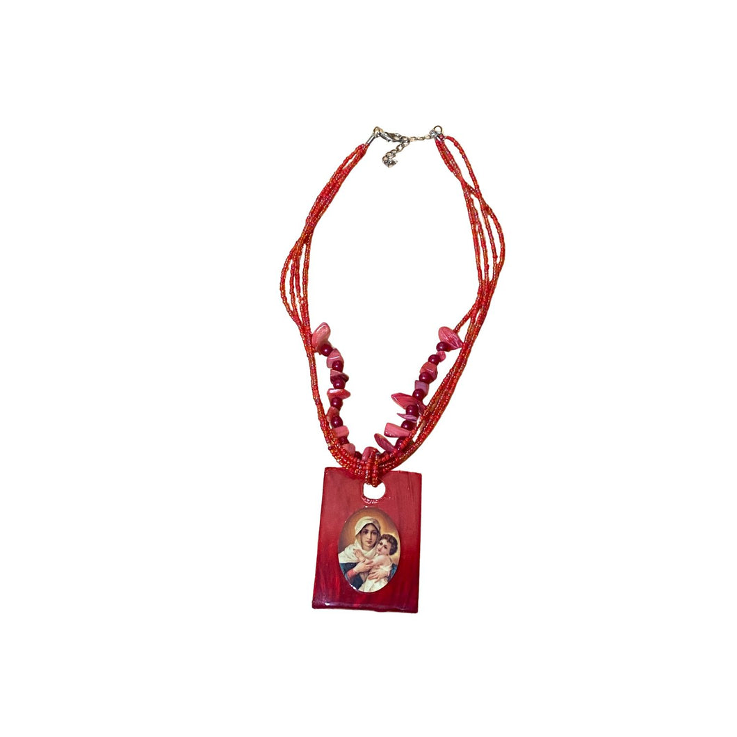 Necklace with Our Lady of Schoenstatt