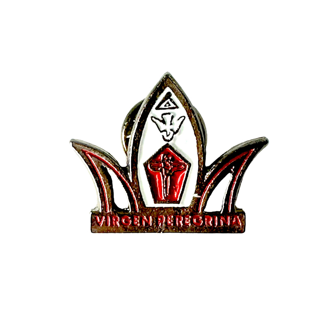 Religious Pin with Schoenstatt Movement Symbols
