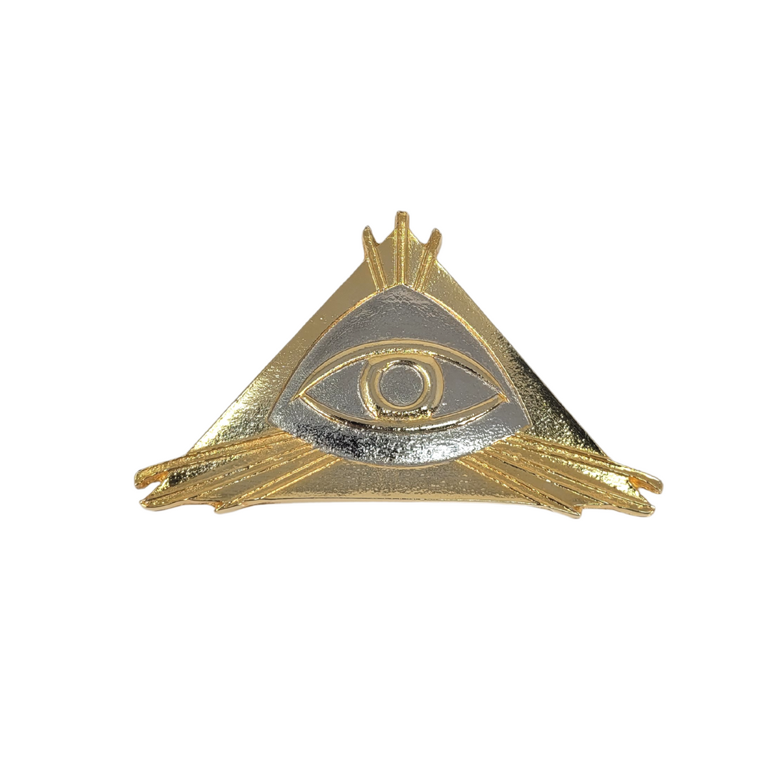 Eye of Father, God Father Symbol. Size: 1.5 x 1 inch