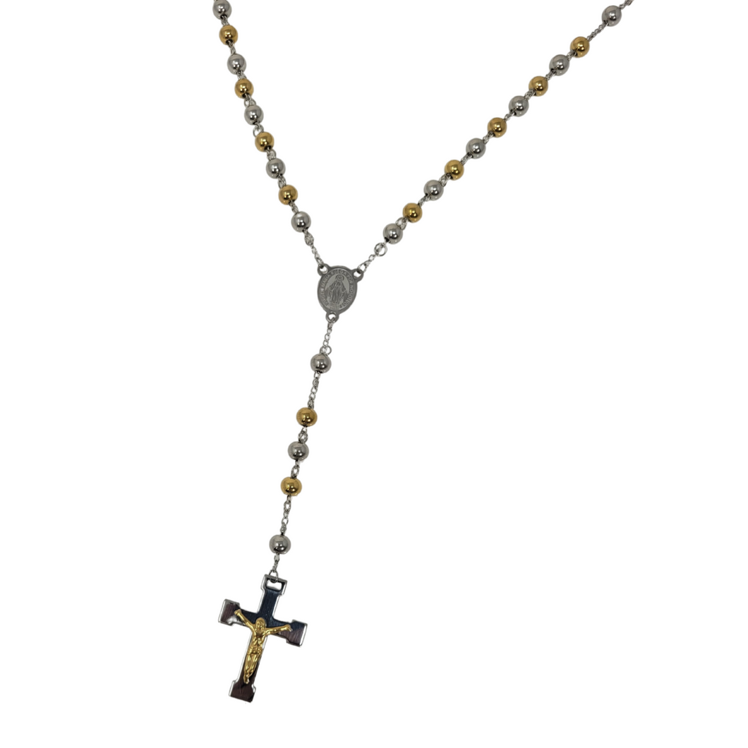 Silver and Gold Rosary