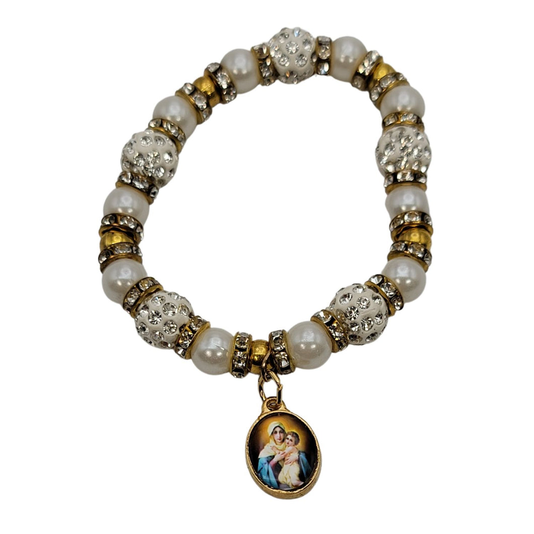 Beautiful Bracelet with Our Lady of Schoenstatt Image