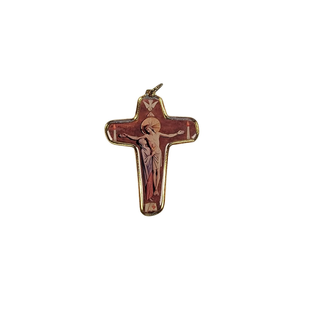 Religious inspirational Unity Cross Medal to Wear on a Chain or Lace