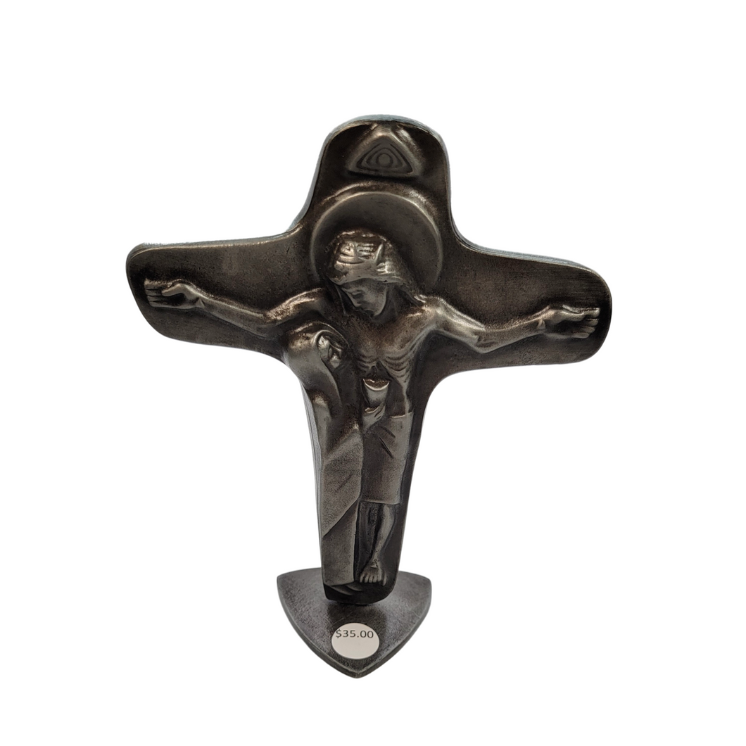 Unity Cross with Pedastal, Metal