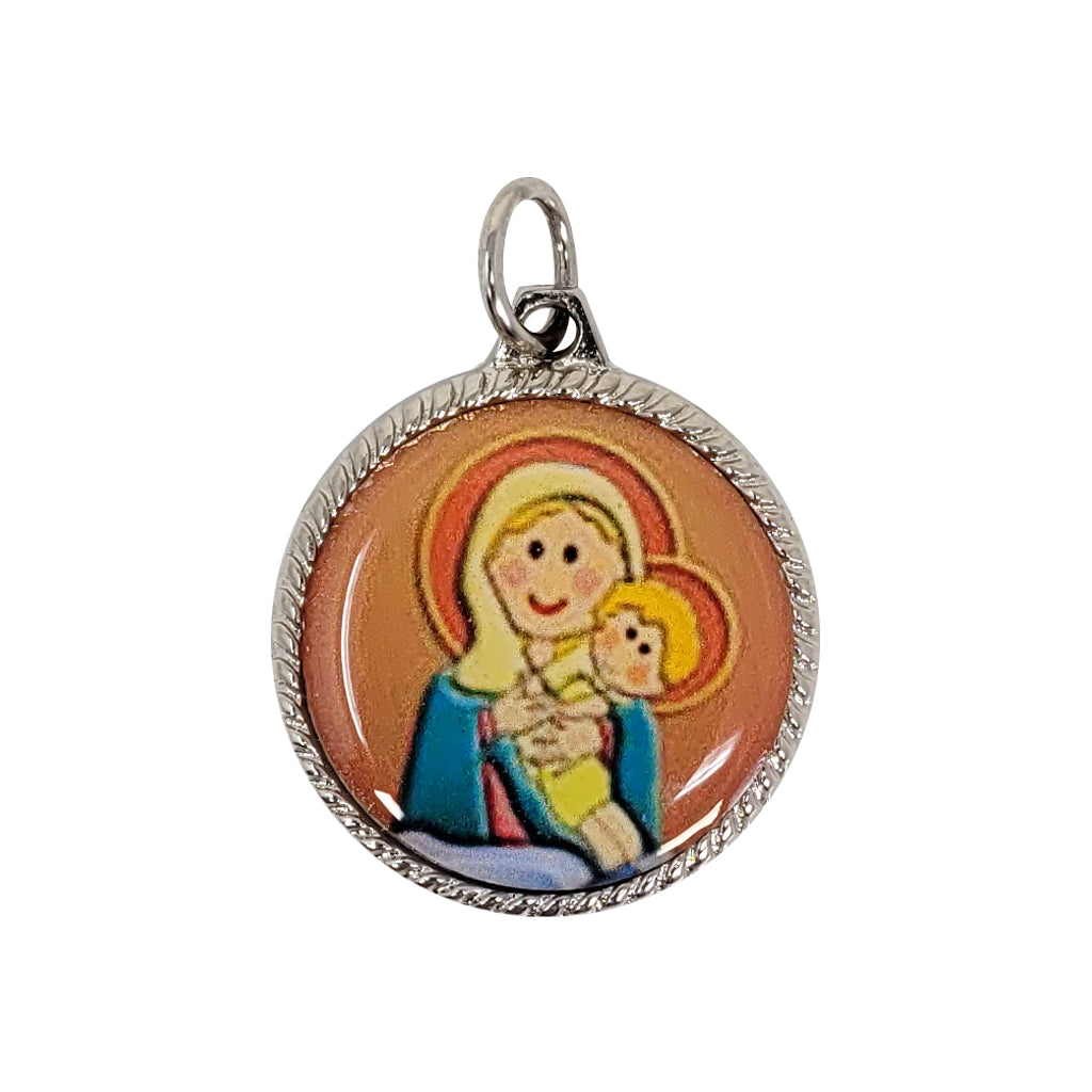Rounded Medal of Our Lady of Schoenstatt - Teens and kids, 1