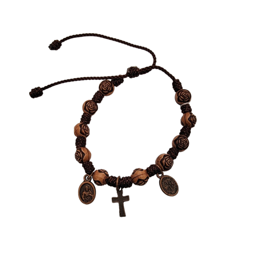 Wooden Rosary bracelet