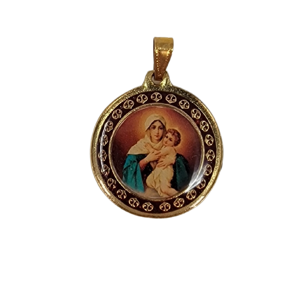 Religious inspirational Medal to wear on a chain or lace